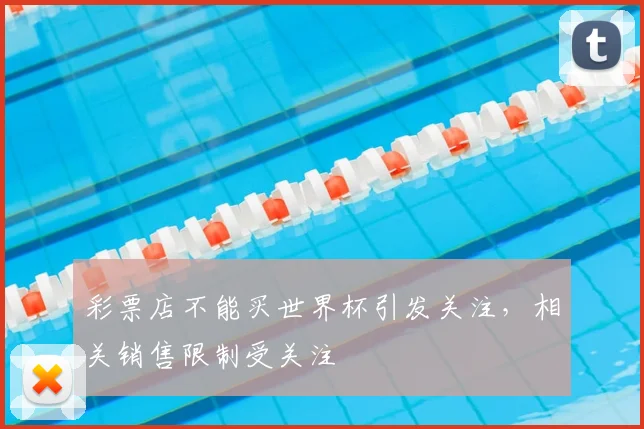 彩票店不能买世界杯引发关注,相关销售限制受关注
